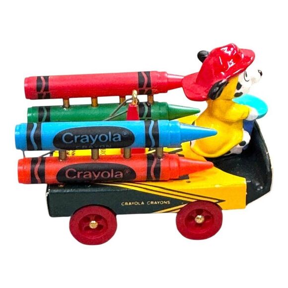 Hallmark Keepsake Ornament Set 1992 & 1996 Lot Handcrafted Crayola Crayon Series - Picture 9 of 16